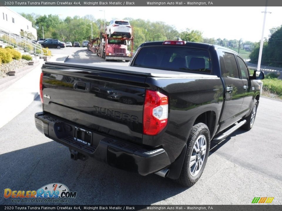 2020 Toyota Tundra Platinum CrewMax 4x4 Midnight Black Metallic / Black Photo #17