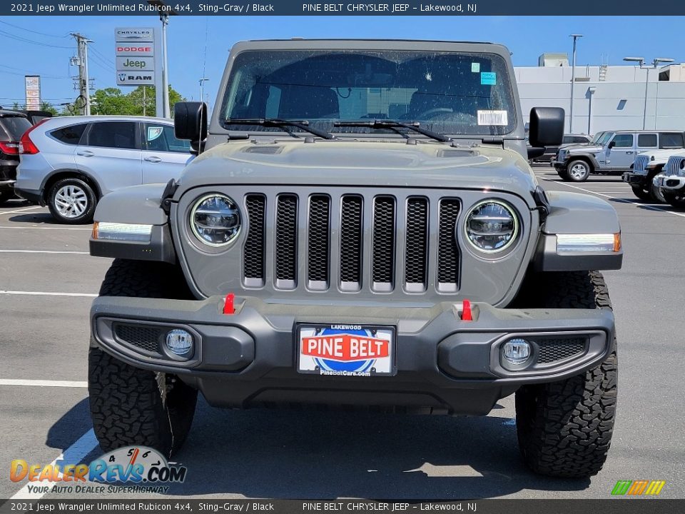 2021 Jeep Wrangler Unlimited Rubicon 4x4 Sting-Gray / Black Photo #3