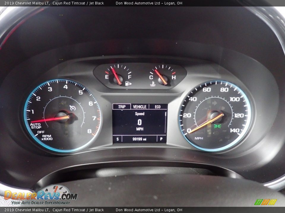 2019 Chevrolet Malibu LT Cajun Red Tintcoat / Jet Black Photo #32