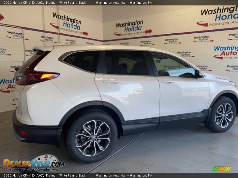 2021 Honda CR-V EX AWD Platinum White Pearl / Black Photo #3