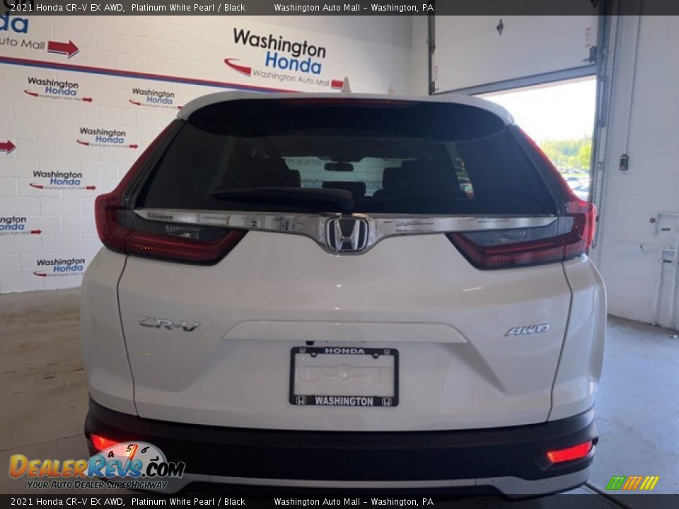 2021 Honda CR-V EX AWD Platinum White Pearl / Black Photo #4