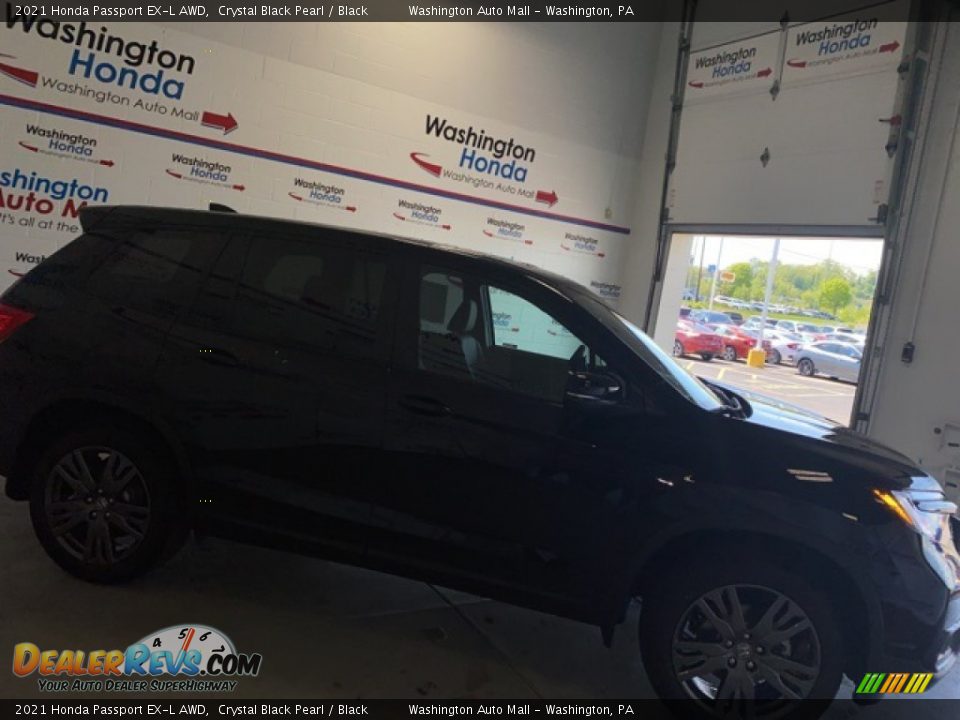 2021 Honda Passport EX-L AWD Crystal Black Pearl / Black Photo #2