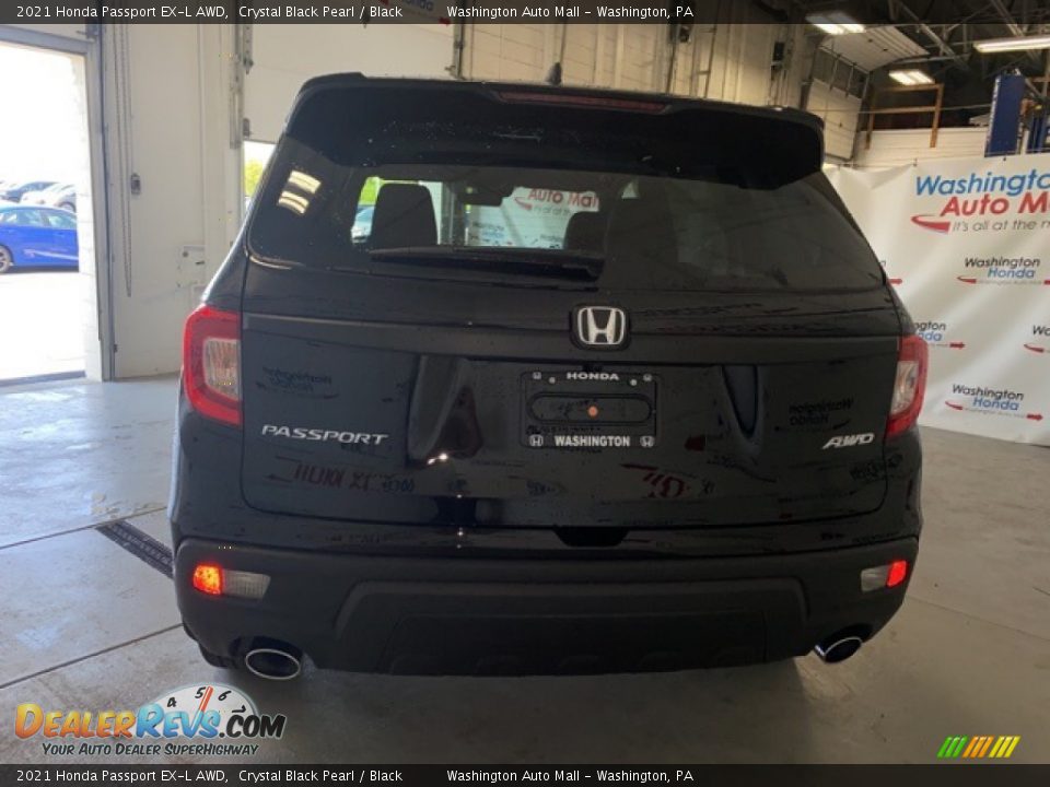 2021 Honda Passport EX-L AWD Crystal Black Pearl / Black Photo #3