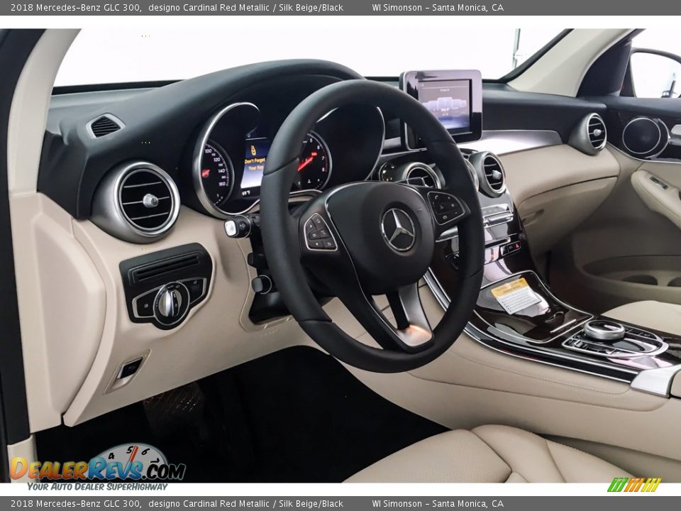 2018 Mercedes-Benz GLC 300 designo Cardinal Red Metallic / Silk Beige/Black Photo #5