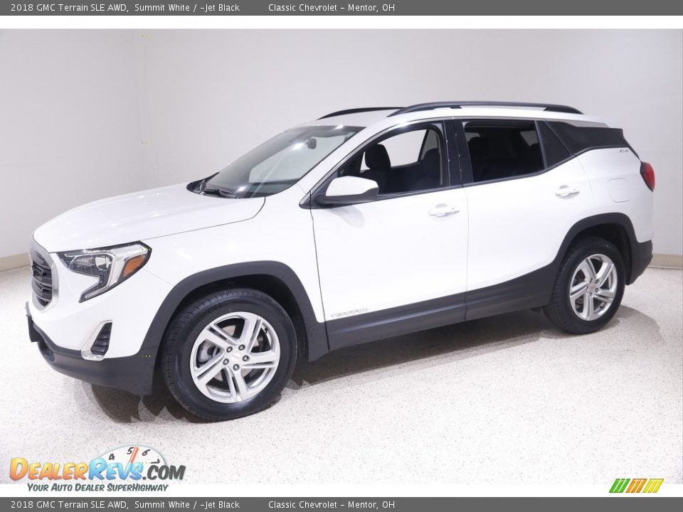 2018 GMC Terrain SLE AWD Summit White / ­Jet Black Photo #3