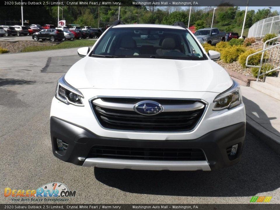 2020 Subaru Outback 2.5i Limited Crystal White Pearl / Warm Ivory Photo #11