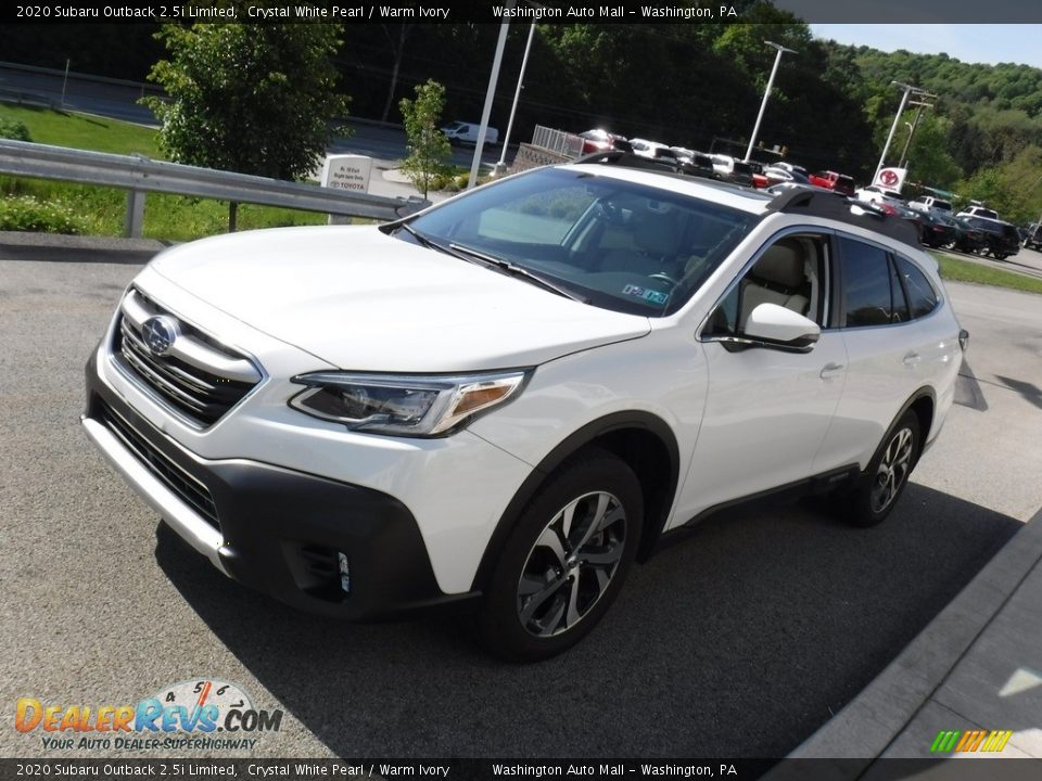 2020 Subaru Outback 2.5i Limited Crystal White Pearl / Warm Ivory Photo #12