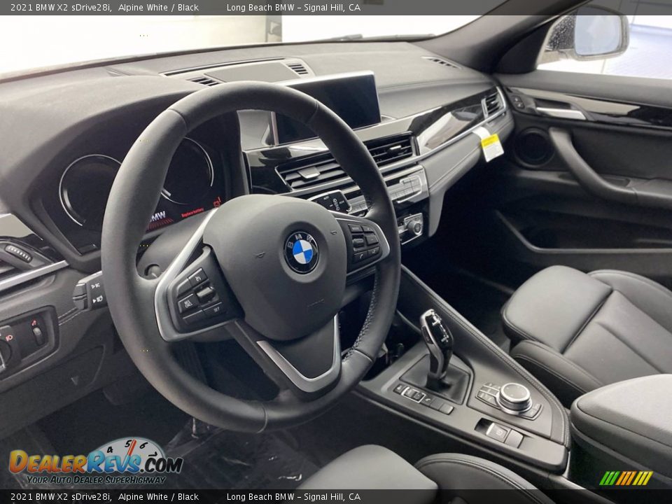 2021 BMW X2 sDrive28i Alpine White / Black Photo #12