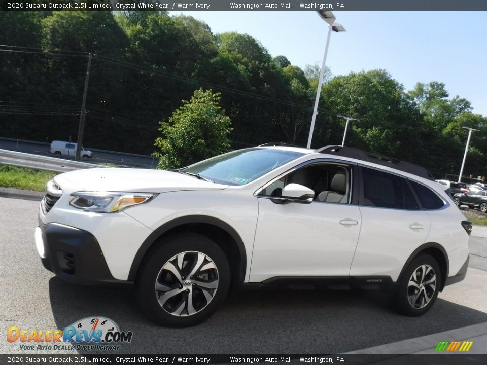 2020 Subaru Outback 2.5i Limited Crystal White Pearl / Warm Ivory Photo #13