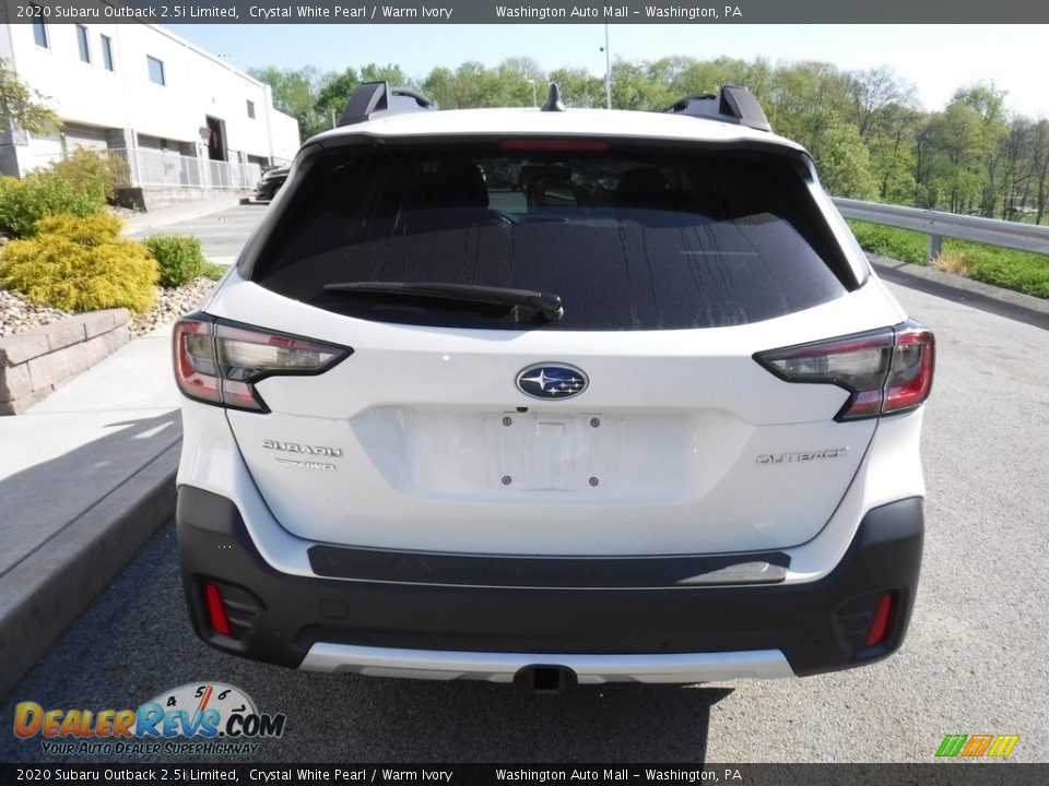 2020 Subaru Outback 2.5i Limited Crystal White Pearl / Warm Ivory Photo #14