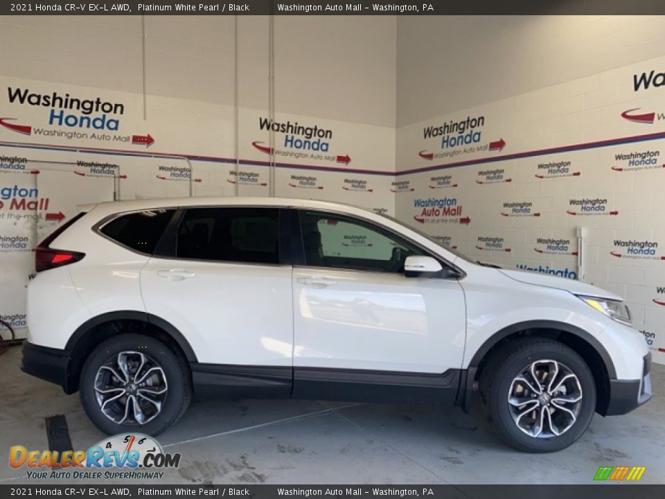 2021 Honda CR-V EX-L AWD Platinum White Pearl / Black Photo #2