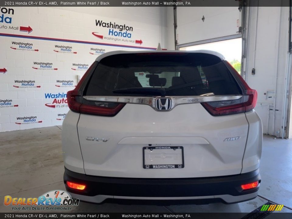 2021 Honda CR-V EX-L AWD Platinum White Pearl / Black Photo #3