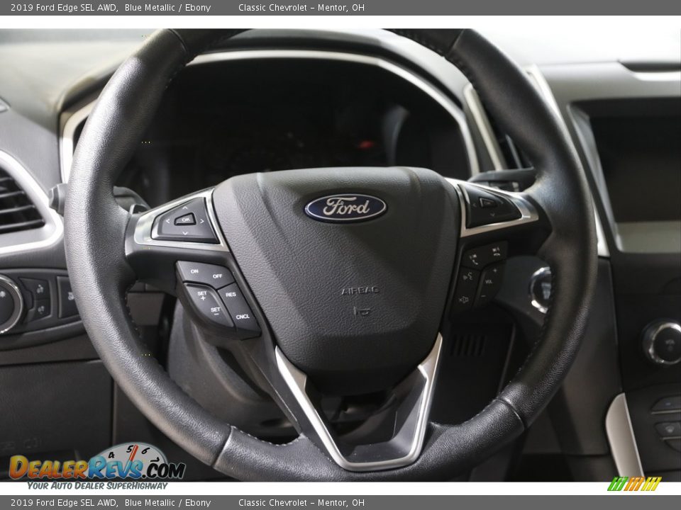 2019 Ford Edge SEL AWD Steering Wheel Photo #7