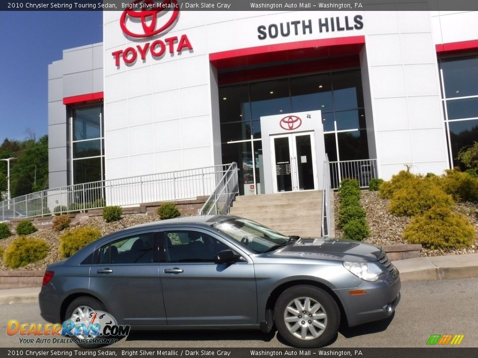 2010 Chrysler Sebring Touring Sedan Bright Silver Metallic / Dark Slate Gray Photo #2