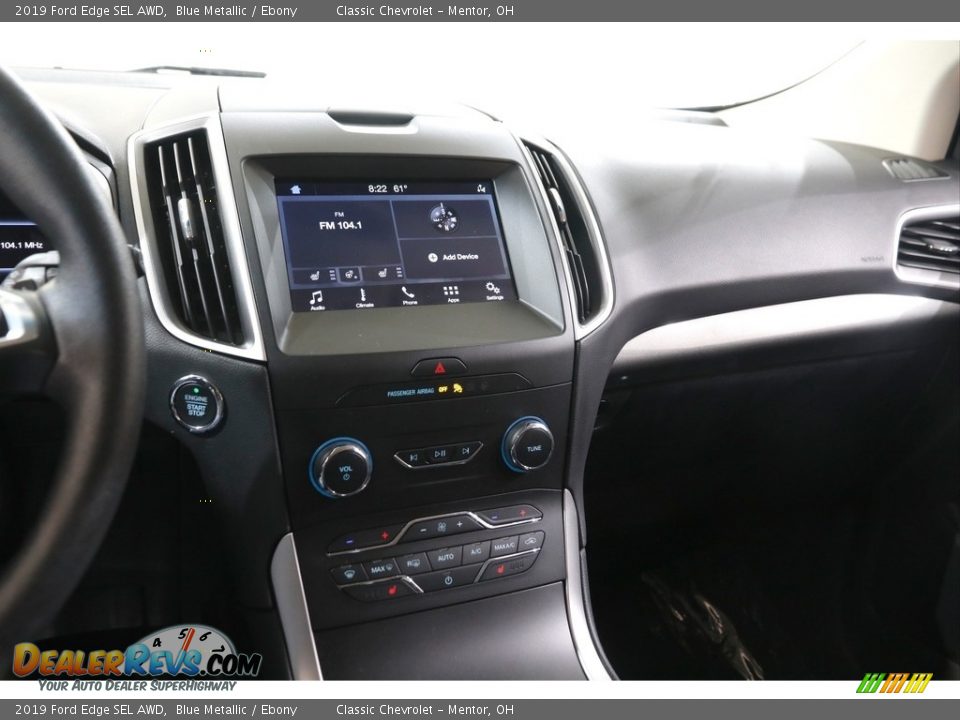 Controls of 2019 Ford Edge SEL AWD Photo #9