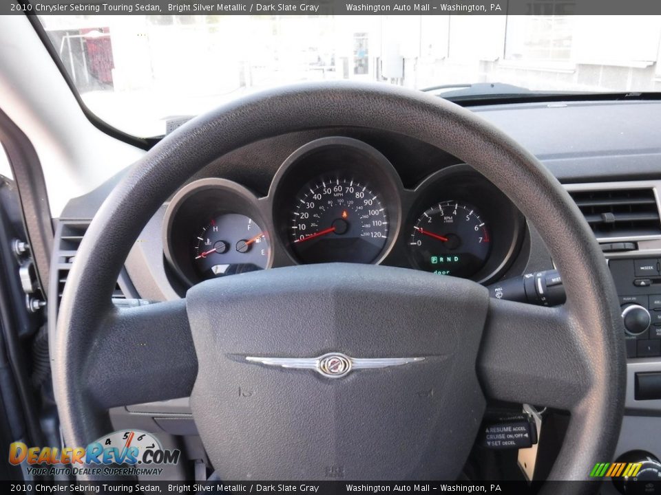 2010 Chrysler Sebring Touring Sedan Bright Silver Metallic / Dark Slate Gray Photo #5