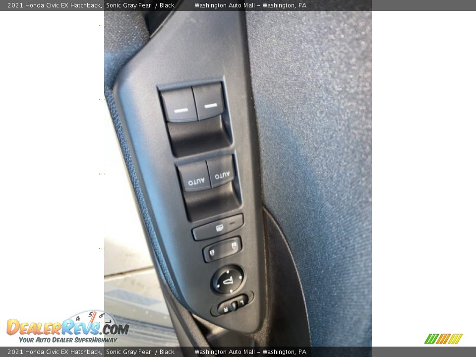 2021 Honda Civic EX Hatchback Sonic Gray Pearl / Black Photo #8