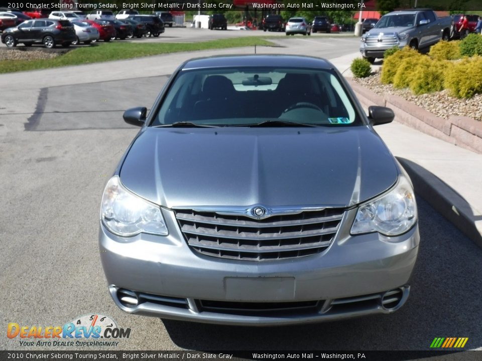 2010 Chrysler Sebring Touring Sedan Bright Silver Metallic / Dark Slate Gray Photo #6