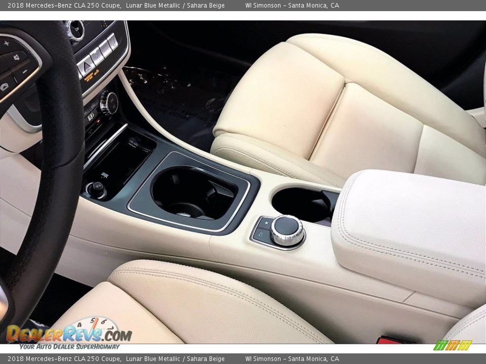 2018 Mercedes-Benz CLA 250 Coupe Lunar Blue Metallic / Sahara Beige Photo #17