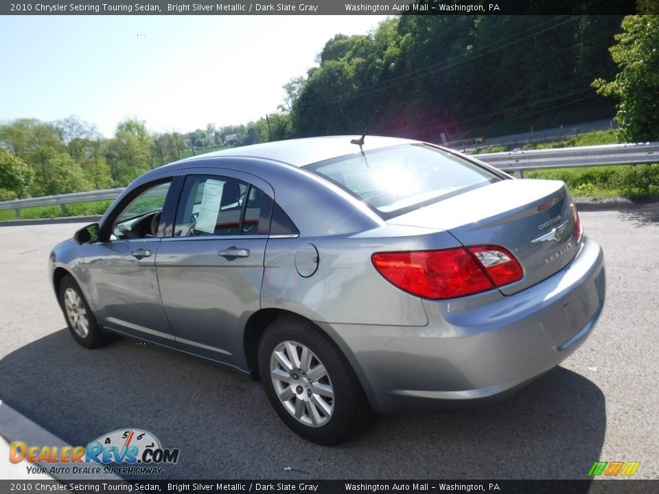 2010 Chrysler Sebring Touring Sedan Bright Silver Metallic / Dark Slate Gray Photo #9