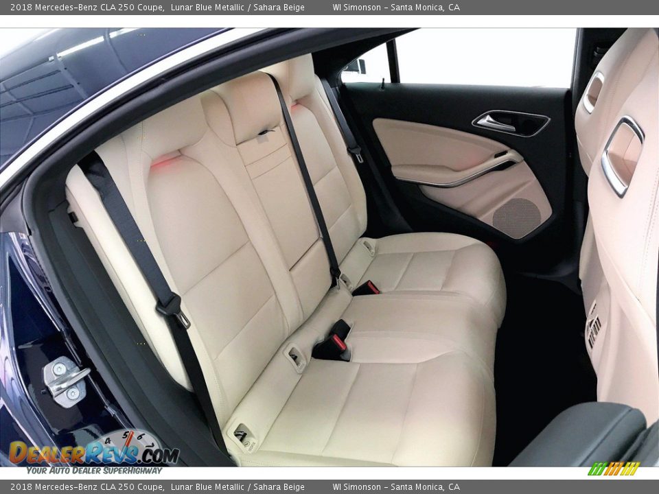 2018 Mercedes-Benz CLA 250 Coupe Lunar Blue Metallic / Sahara Beige Photo #19