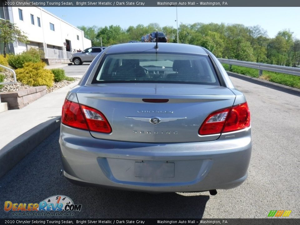 2010 Chrysler Sebring Touring Sedan Bright Silver Metallic / Dark Slate Gray Photo #10