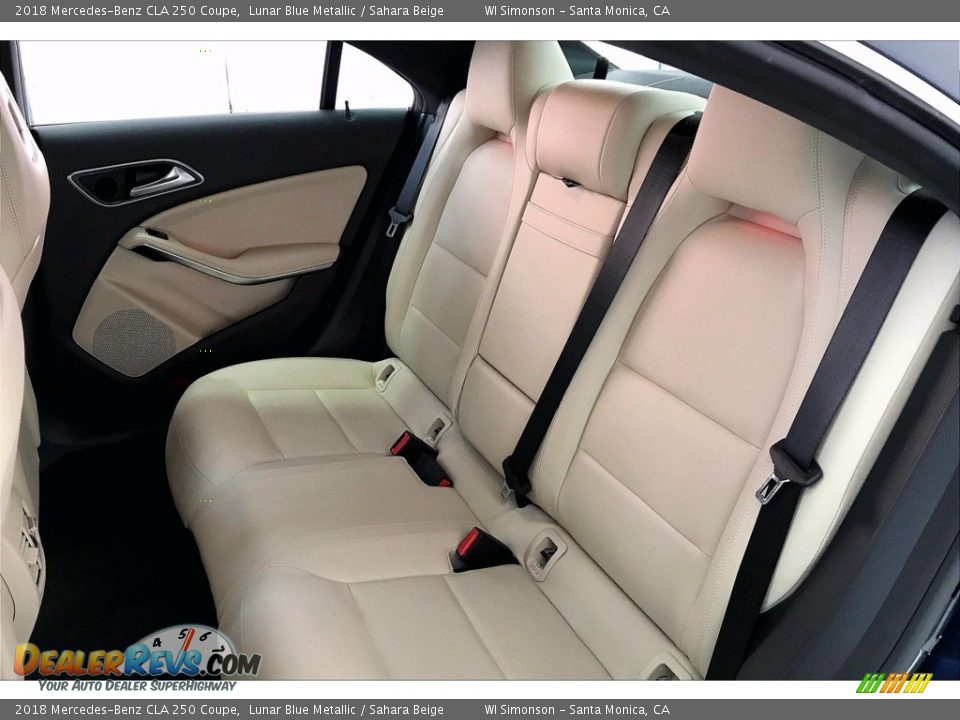 2018 Mercedes-Benz CLA 250 Coupe Lunar Blue Metallic / Sahara Beige Photo #20