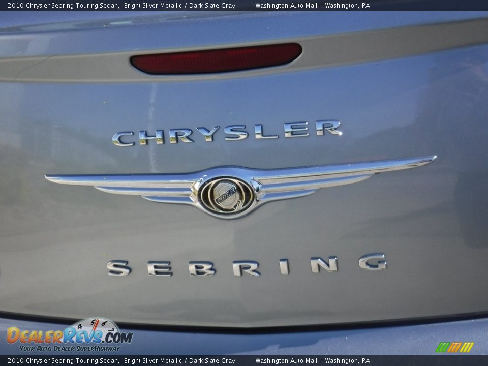 2010 Chrysler Sebring Touring Sedan Bright Silver Metallic / Dark Slate Gray Photo #13