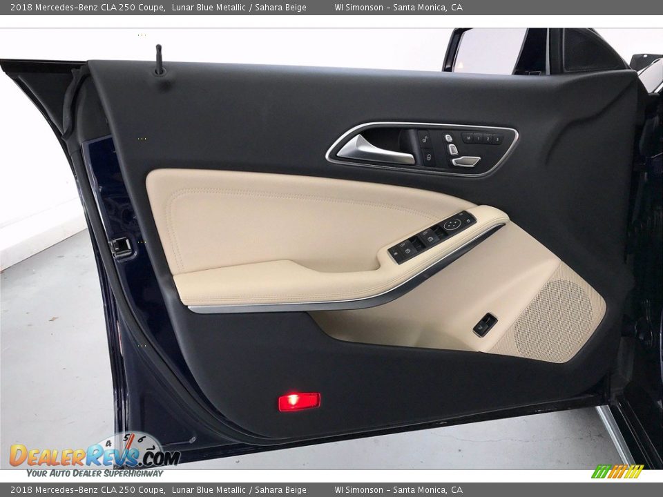 2018 Mercedes-Benz CLA 250 Coupe Lunar Blue Metallic / Sahara Beige Photo #26
