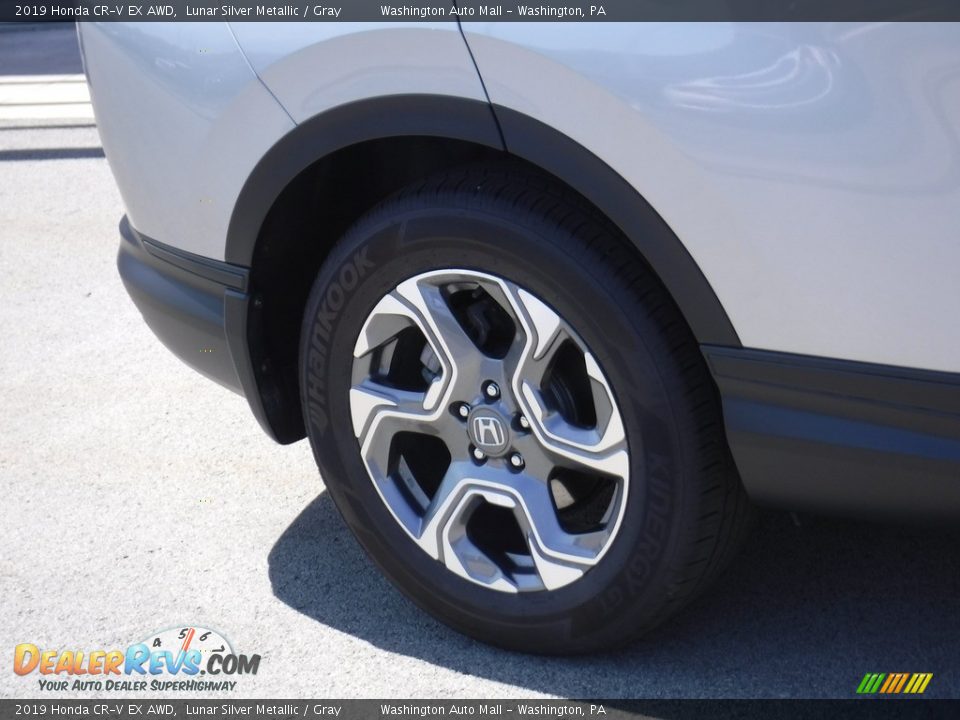 2019 Honda CR-V EX AWD Lunar Silver Metallic / Gray Photo #3