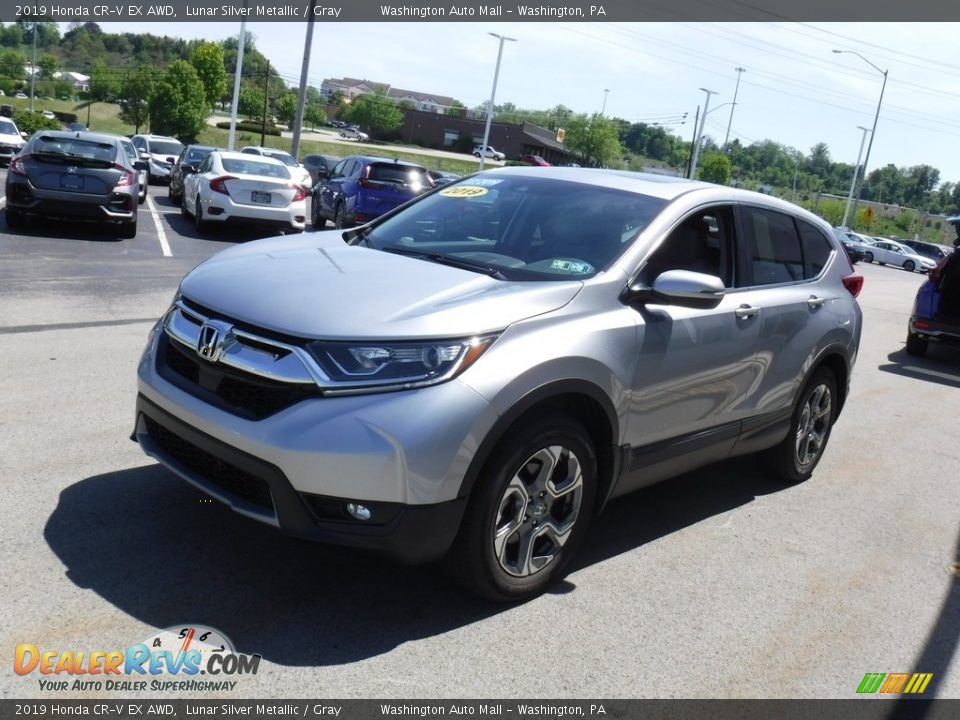 2019 Honda CR-V EX AWD Lunar Silver Metallic / Gray Photo #6