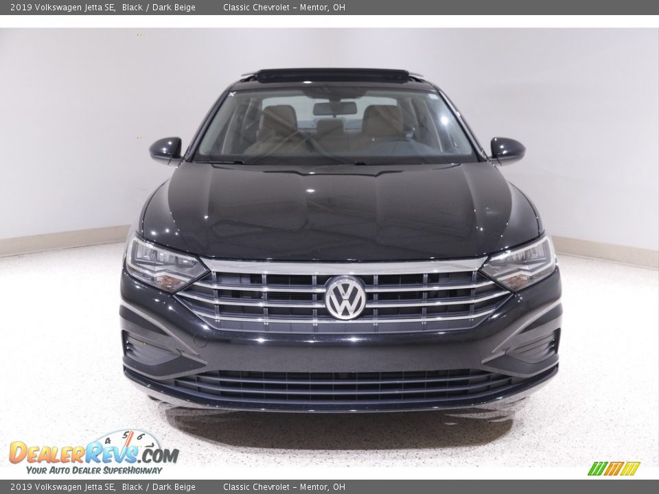 2019 Volkswagen Jetta SE Black / Dark Beige Photo #2