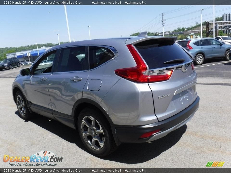 2019 Honda CR-V EX AWD Lunar Silver Metallic / Gray Photo #8