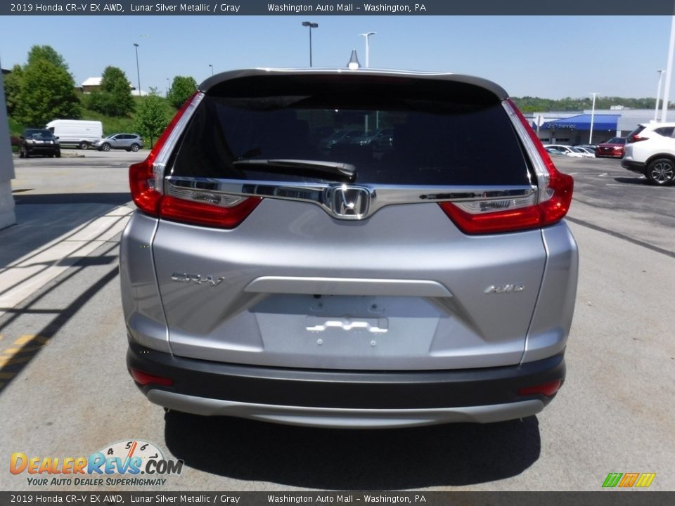 2019 Honda CR-V EX AWD Lunar Silver Metallic / Gray Photo #9