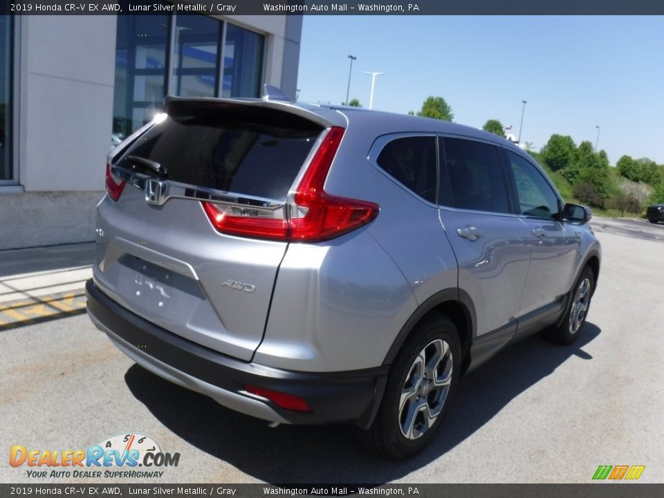 2019 Honda CR-V EX AWD Lunar Silver Metallic / Gray Photo #10