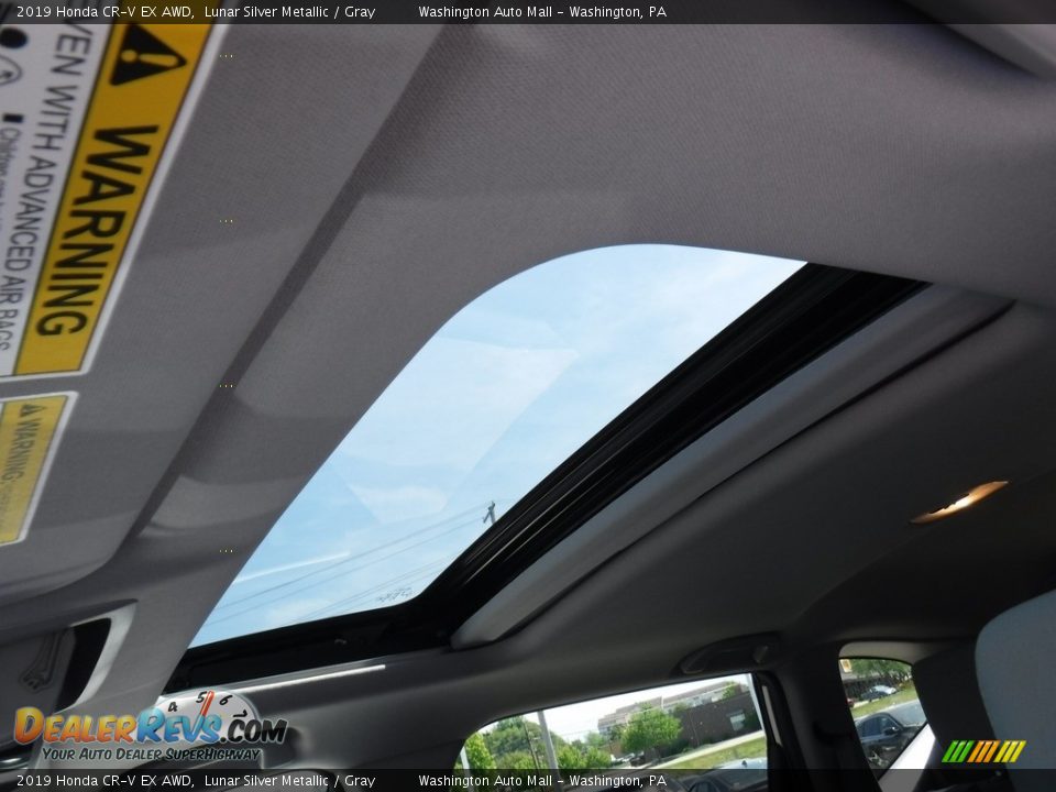 2019 Honda CR-V EX AWD Lunar Silver Metallic / Gray Photo #12