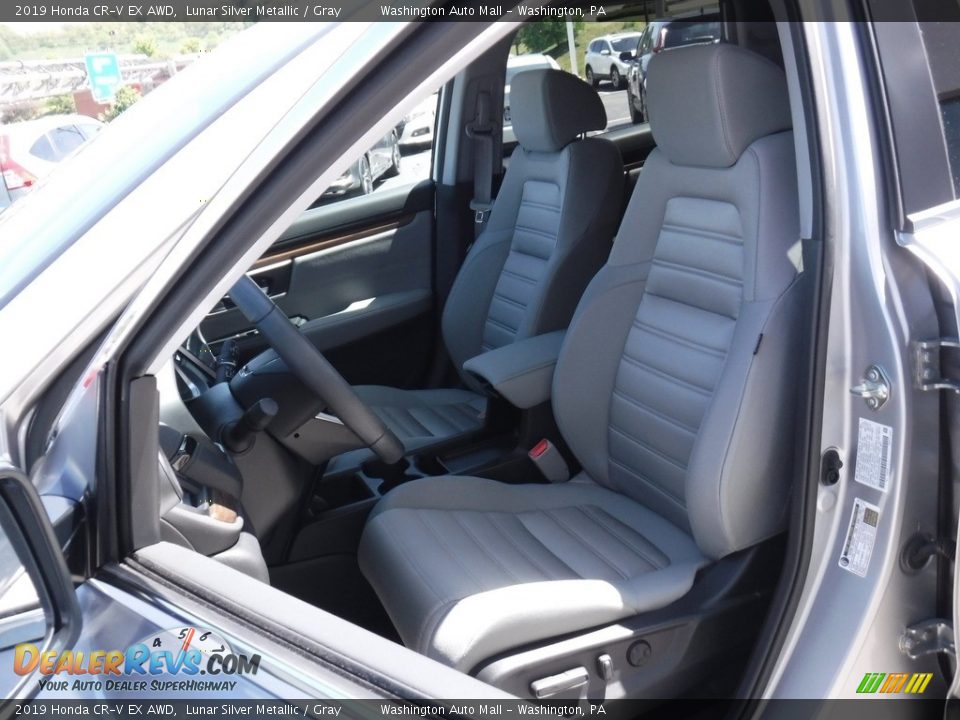 2019 Honda CR-V EX AWD Lunar Silver Metallic / Gray Photo #15