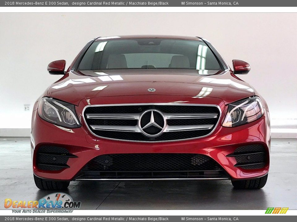 designo Cardinal Red Metallic 2018 Mercedes-Benz E 300 Sedan Photo #2