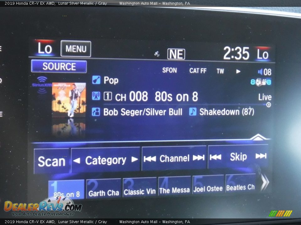 2019 Honda CR-V EX AWD Lunar Silver Metallic / Gray Photo #19