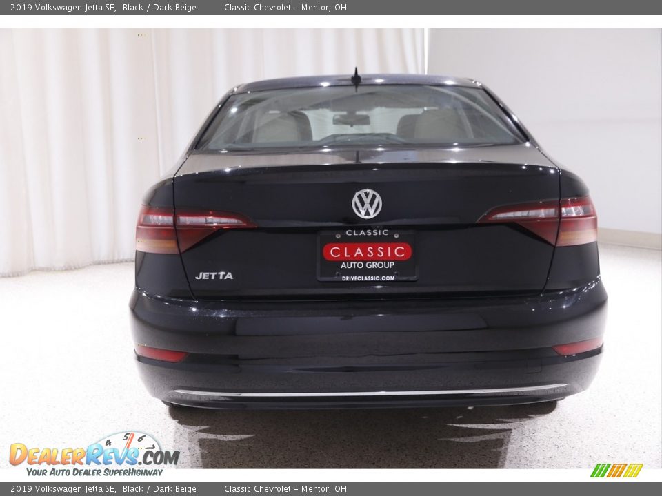 2019 Volkswagen Jetta SE Black / Dark Beige Photo #15