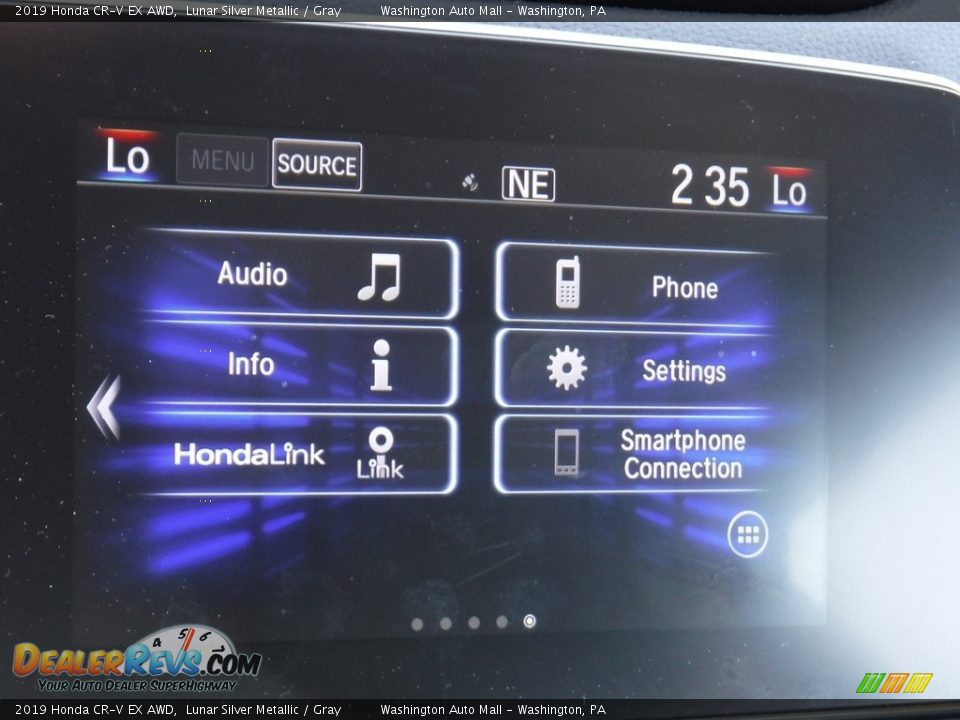 2019 Honda CR-V EX AWD Lunar Silver Metallic / Gray Photo #20