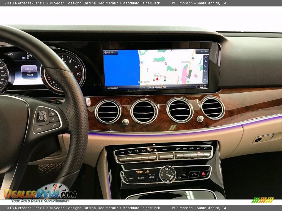 2018 Mercedes-Benz E 300 Sedan designo Cardinal Red Metallic / Macchiato Beige/Black Photo #5