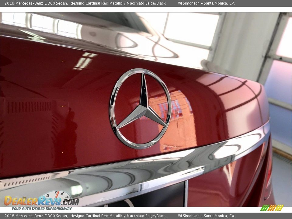 2018 Mercedes-Benz E 300 Sedan designo Cardinal Red Metallic / Macchiato Beige/Black Photo #7