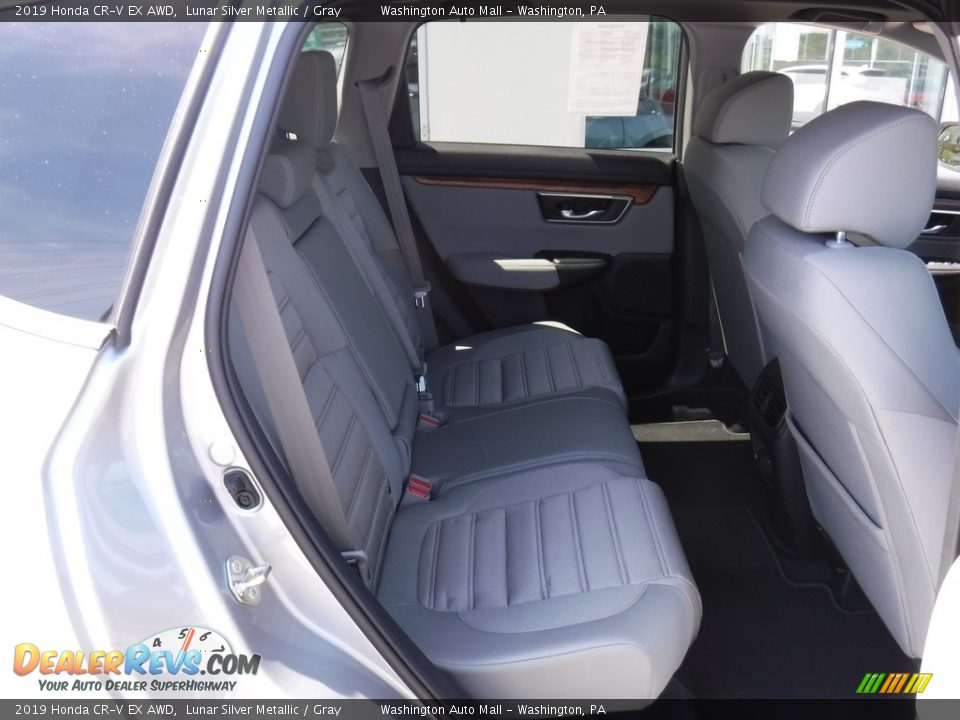 2019 Honda CR-V EX AWD Lunar Silver Metallic / Gray Photo #27