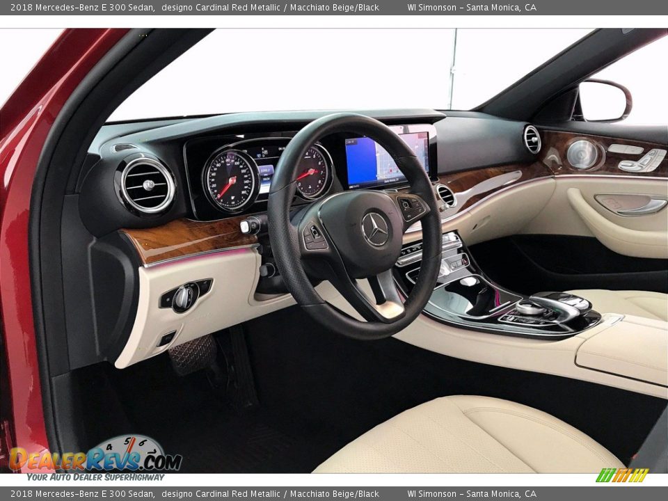 2018 Mercedes-Benz E 300 Sedan designo Cardinal Red Metallic / Macchiato Beige/Black Photo #14