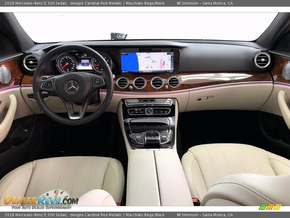 2018 Mercedes-Benz E 300 Sedan designo Cardinal Red Metallic / Macchiato Beige/Black Photo #15