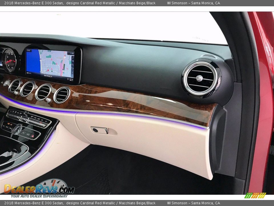 2018 Mercedes-Benz E 300 Sedan designo Cardinal Red Metallic / Macchiato Beige/Black Photo #16