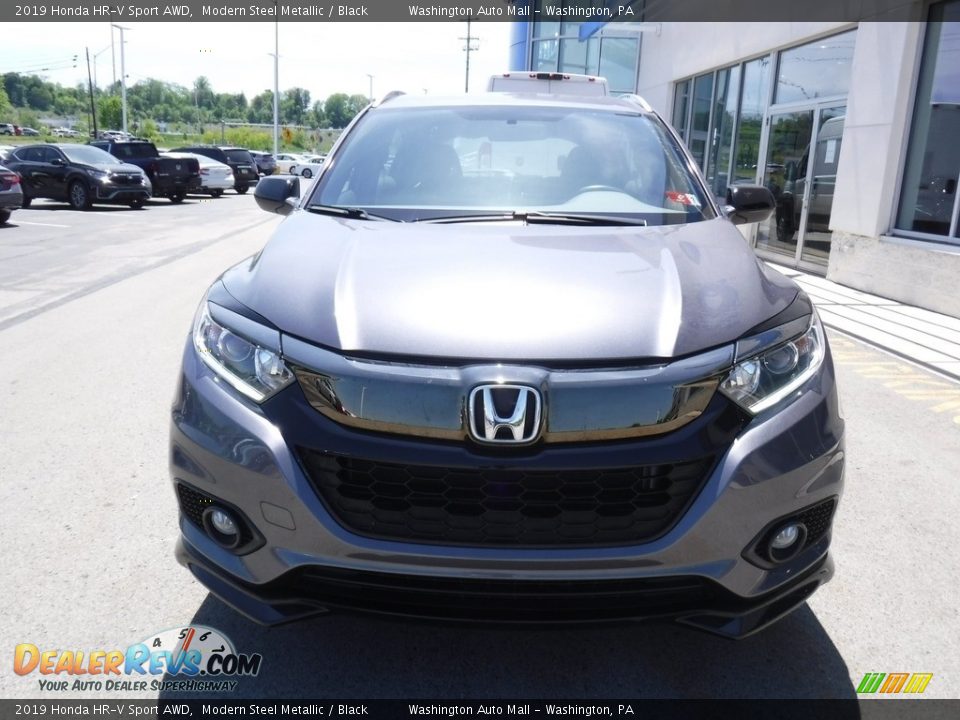 2019 Honda HR-V Sport AWD Modern Steel Metallic / Black Photo #4