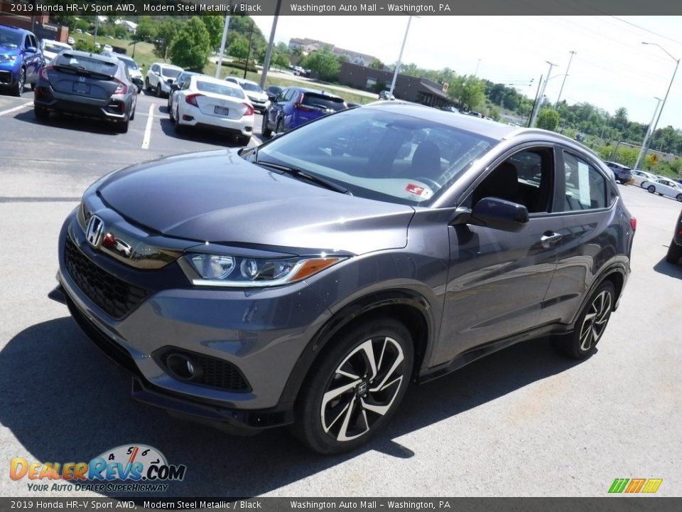 2019 Honda HR-V Sport AWD Modern Steel Metallic / Black Photo #5