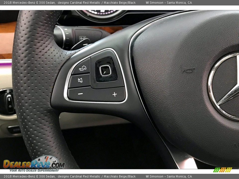 2018 Mercedes-Benz E 300 Sedan designo Cardinal Red Metallic / Macchiato Beige/Black Photo #21